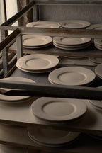 Large plate - Afeto - Off-white